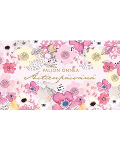 2-osainen äitienpäiväkortti