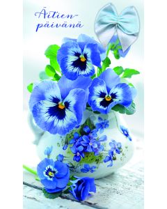 2-osainen äitienpäiväkortti