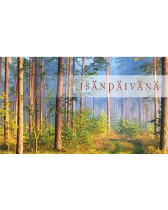 2-osainen isänpäiväkortti