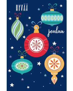 2-osainen joulukortti