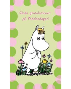2-osainen Muumikortti Ruotsinkielinen