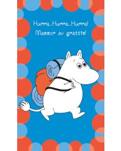 2-osainen Muumikortti Ruotsinkielinen