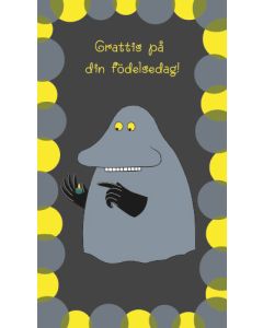 2-osainen Muumikortti Ruotsinkielinen