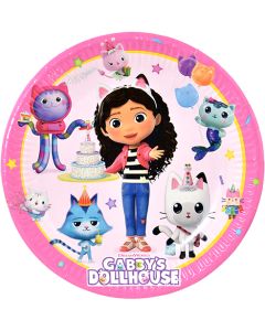 Lautanen 23cm Gabbys Dollhouse 8kpl