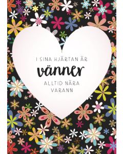 Ystävänpäiväkortti ruotsinkielinen