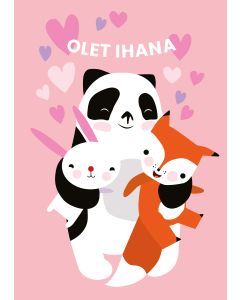 Postikortti lastenkortti