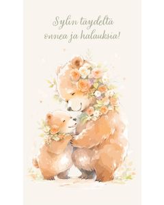 2-osainen lastenkortti