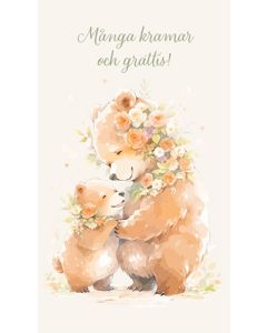 2-osainen lastenkortti ruotsinkielinen