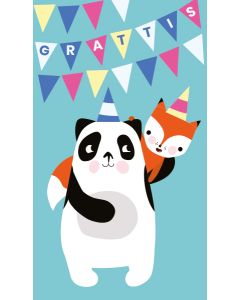 2-osainen lastenkortti ruotsinkielinen