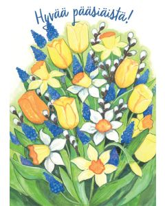Pääsiäiskortti Raija Riihimäki