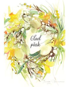 Pääsiäiskortti Minna Immonen ruotsinkielinen