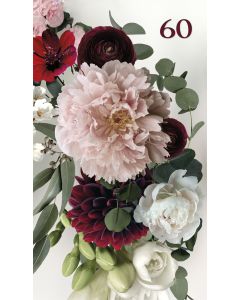 2-os onnittelukortti 60v ruotsinkielinen