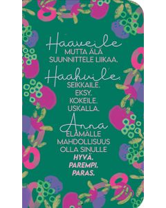 2-osainen kortti valmistuminen