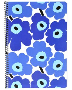 Kierrevihko A5/40L Marimekko Unikko sininen