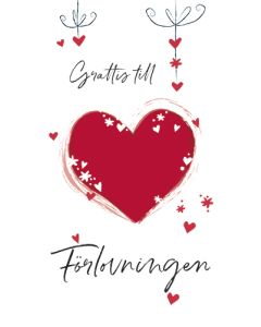 2-osainen kihlakortti