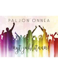 Postikortti nuorten onnittelu