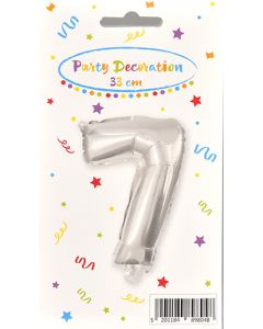 Folioilmapallo numero 7, 1 kpl