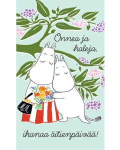 2-osainen äitienpäiväkortti Muumi
