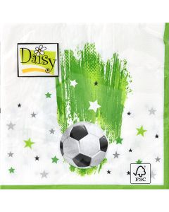 Lautasliina 33cm jalkapallo tähtien kanssa 20 kpl