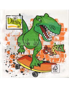 Lautasliina 33cm Crazy Dino 20 kpl