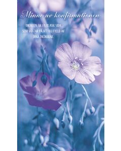 2-osainen rippikortti ruotsinkielinen