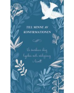 2-osainen rippikortti ruotsinkielinen