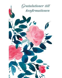 2-osainen rippikortti ruotsinkielinen