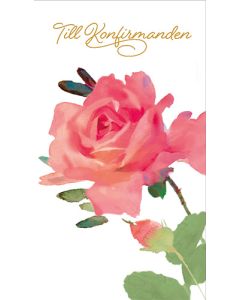 2-osainen rippikortti setelitasku ruotsinkielinen