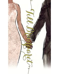 2-osainen hääkortti ruotsinkielinen