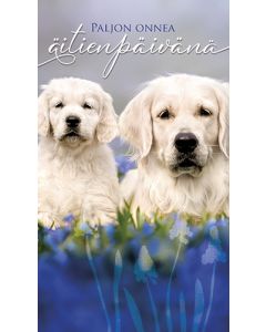 2-osainen äitienpäiväkortti