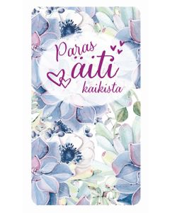 2-osainen äitienpäiväkortti