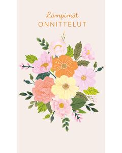 2-osainen onnittelukortti Iisa Nuorttila