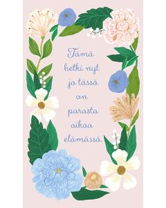 2-osainen onnittelukortti Iisa Nuorttila