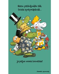 2-osainen kortti Mauri Kunnas