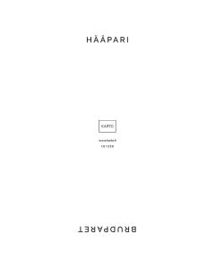 1-lok opaste Hääpari Brudparet