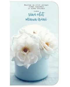 2-osainen isänpäiväkortti Anna-Mari West