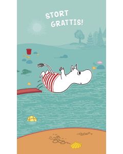 2-osainen Muumikortti Ruotsinkielinen