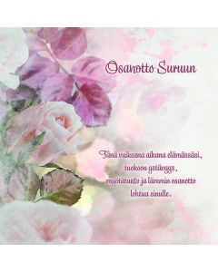 2-os adressikortti Rosa osanotto