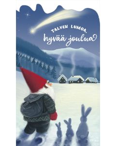 2-osainen joulukortti