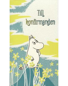 2-osainen rippikortti Muumi ruotsinkielinen