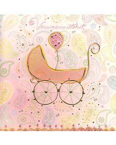 2-os Turnowsky vauva tyttö neliö