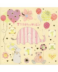 2-os Turnowsky vauva tyttö neliö