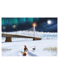 Joulukortti Ileart Rovaniemi