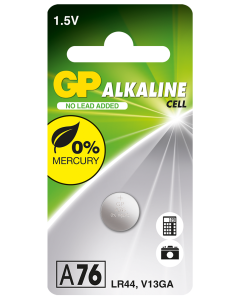 GP Alkali nappiparisto 76A/LR44 1 kpl