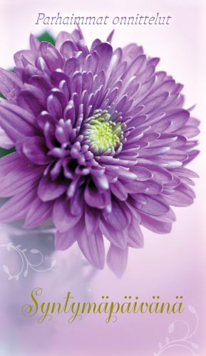 2-osainen onnittelukortti