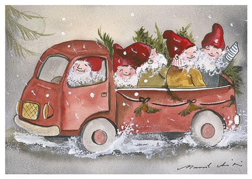 Joulukortti Maarit Ailio