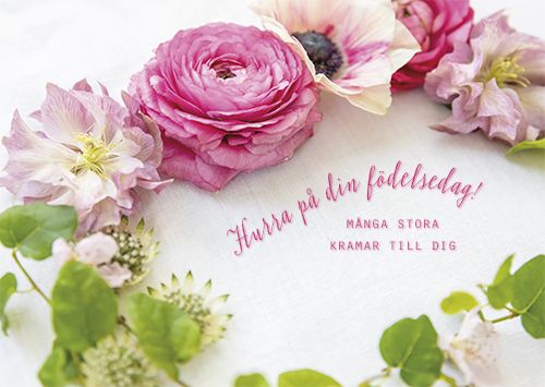 Postikortti onnittelu ruotsinkielinen