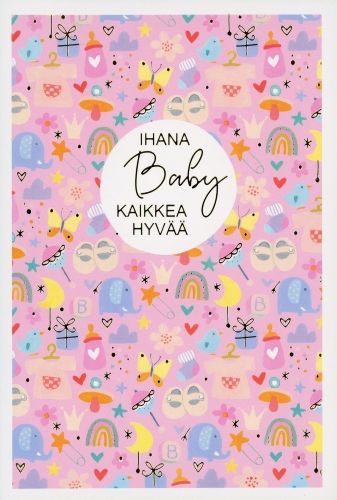 2-osainen vauvaonnittelu tyttö