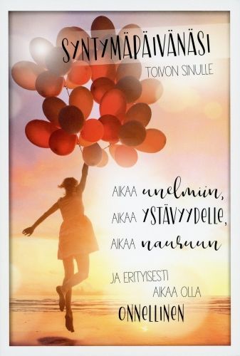 2-osainen nuorten onnittelukortti