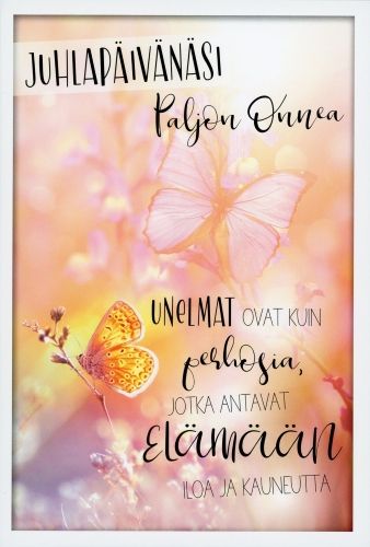 2-osainen nuorten onnittelukortti